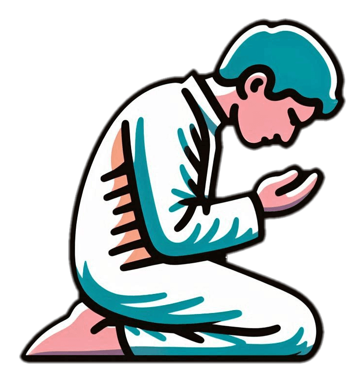 Man die Salaat verricht.